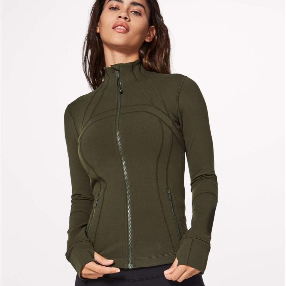 EUC Lululemon Define Jacket - Sz 12 Dark Olive